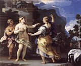 Venus Punishing Psyche with a Task by Luca Giordano